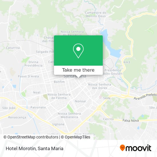 Hotel Morotin map