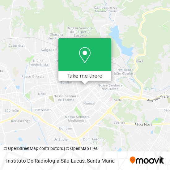 Instituto De Radiologia São Lucas map