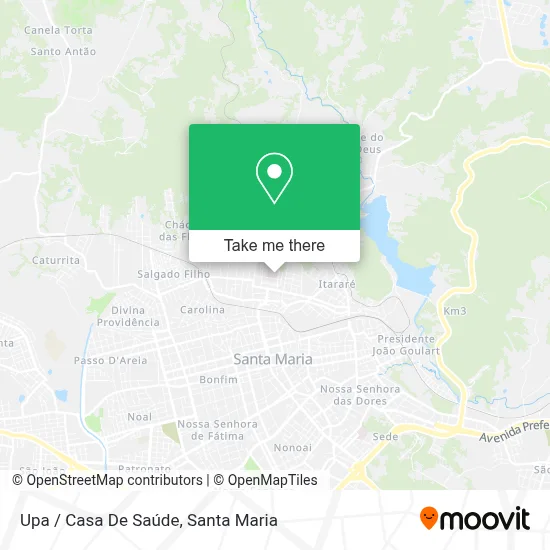 Upa / Casa De Saúde map