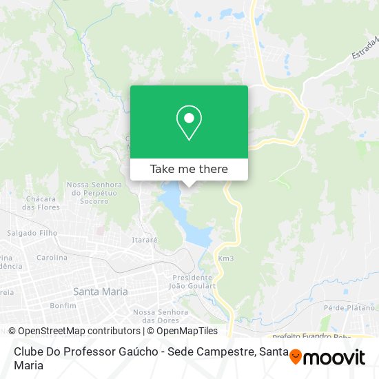 Clube Do Professor Gaúcho - Sede Campestre map