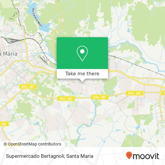 Supermercado Bertagnoli map