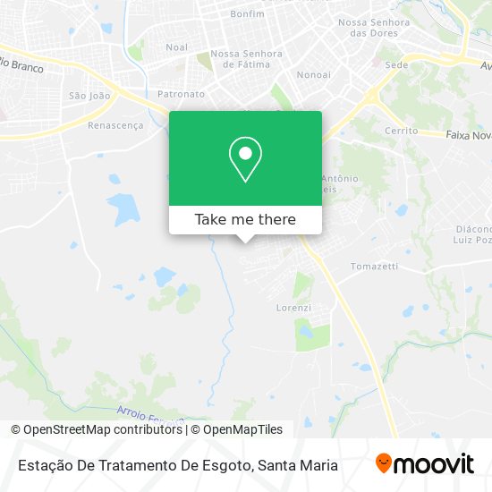 Estação De Tratamento De Esgoto map