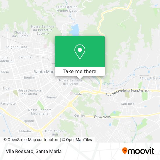 Vila Rossato map