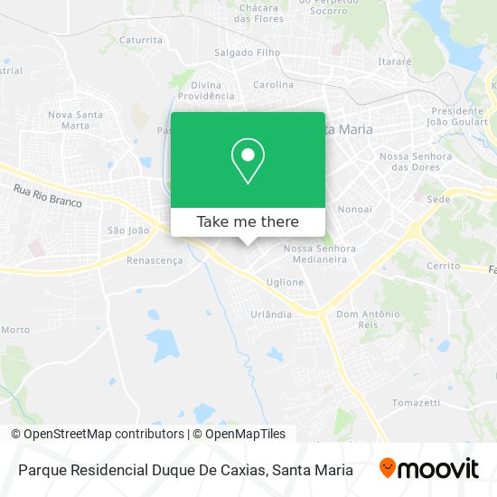 Parque Residencial Duque De Caxias map