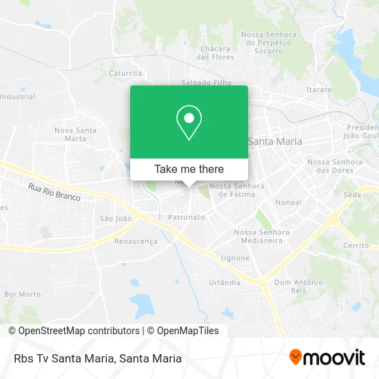 Rbs Tv Santa Maria map