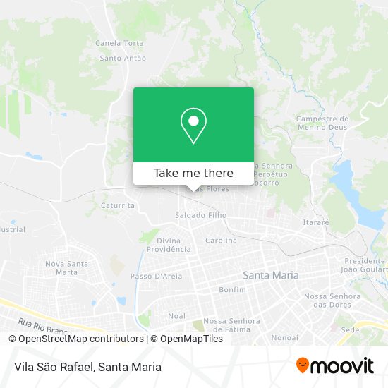 Vila São Rafael map