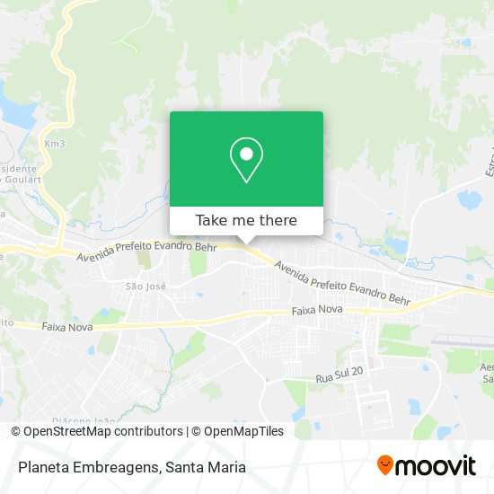 Planeta Embreagens map