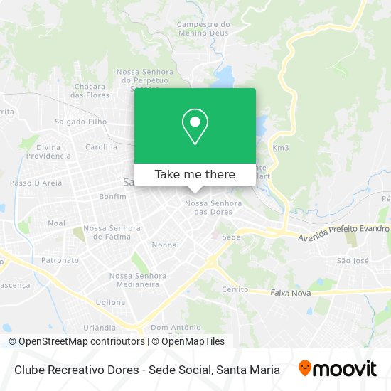 Clube Recreativo Dores - Sede Social map