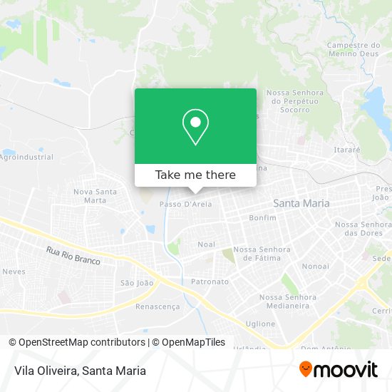 Mapa Vila Oliveira