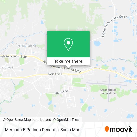 Mapa Mercado E Padaria Denardin