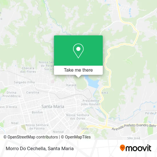 Morro Do Cechella map