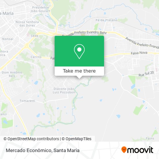 Mercado Econômico map