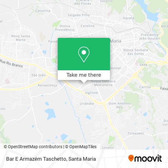 Bar E Armazém Taschetto map