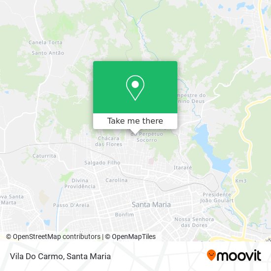 Vila Do Carmo map