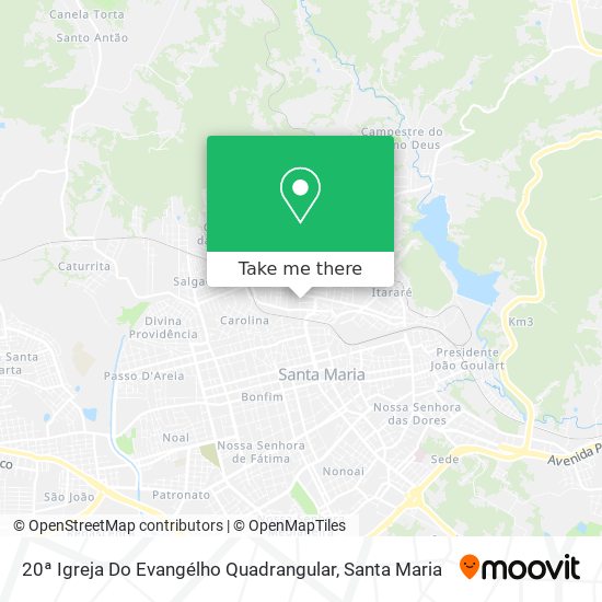 20ª Igreja Do Evangélho Quadrangular map