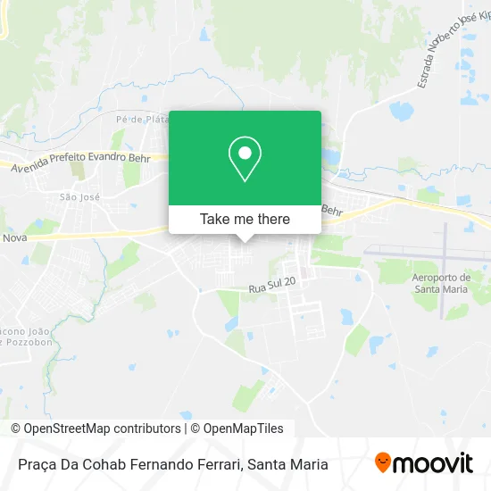 Praça Da Cohab Fernando Ferrari map