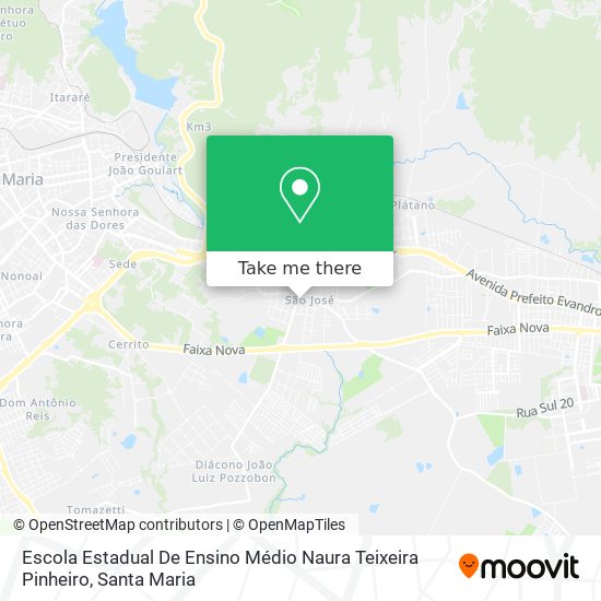 Escola Estadual De Ensino Médio Naura Teixeira Pinheiro map