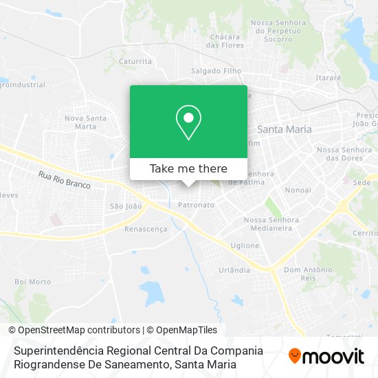 Superintendência Regional Central Da Compania Riograndense De Saneamento map