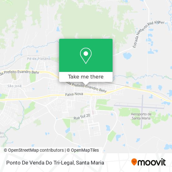 Ponto De Venda Do Tri-Legal map