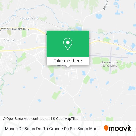 Museu De Solos Do Rio Grande Do Sul map