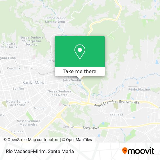 Rio Vacacaí-Mirim map