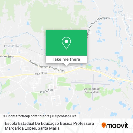 Mapa Escola Estadual De Educação Básica Professora Margarida Lopes