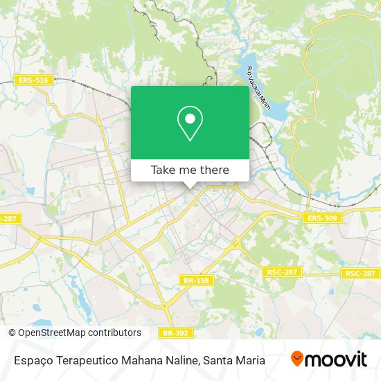 Espaço Terapeutico Mahana Naline map