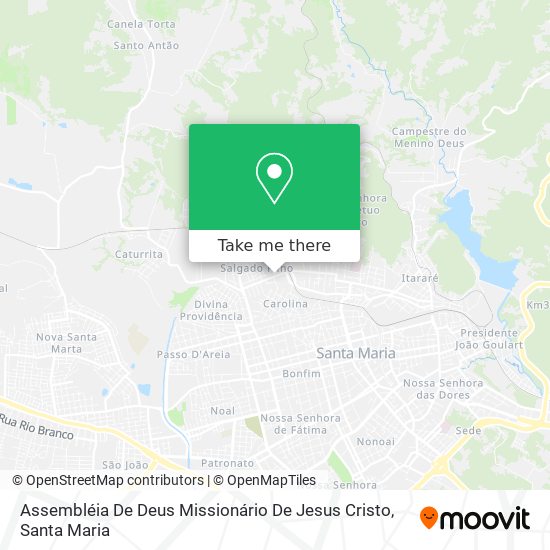 Assembléia De Deus Missionário De Jesus Cristo map