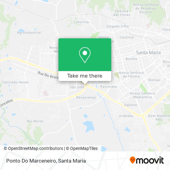 Ponto Do Marceneiro map