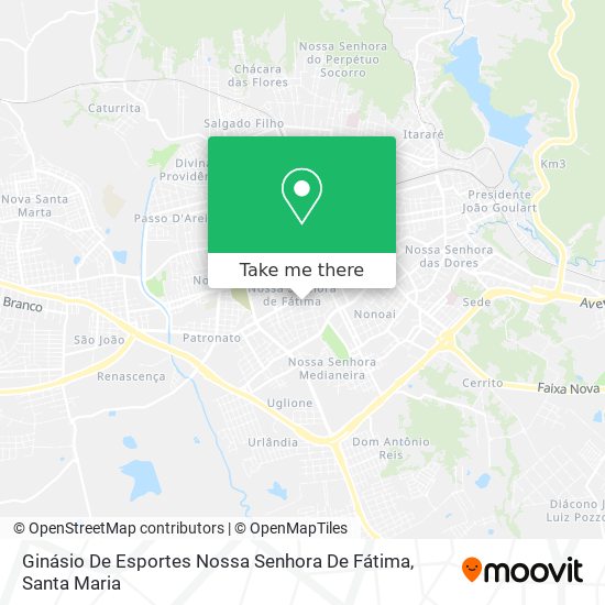 Ginásio De Esportes Nossa Senhora De Fátima map