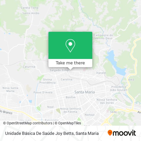 Unidade Básica De Saúde Joy Betts map