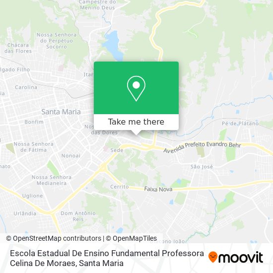 Mapa Escola Estadual De Ensino Fundamental Professora Celina De Moraes