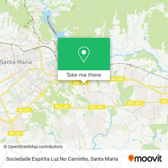 Mapa Sociedade Espírita Luz No Caminho