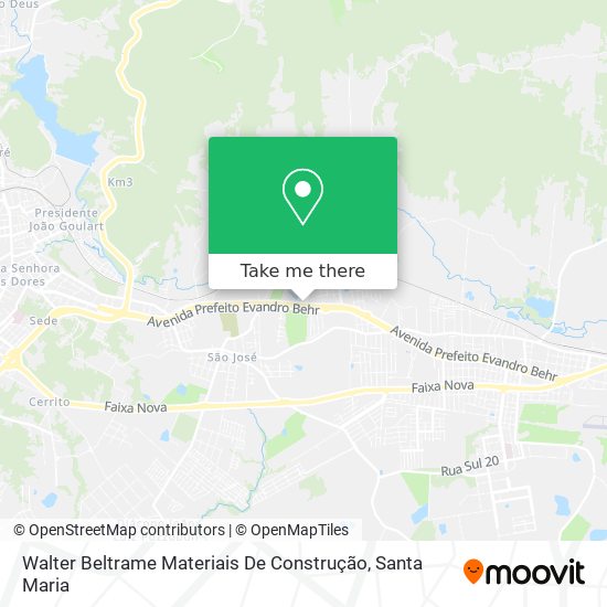 Mapa Walter Beltrame Materiais De Construção