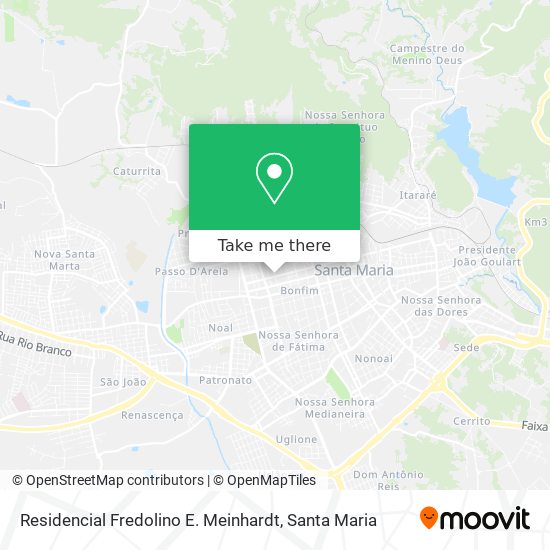 Residencial Fredolino E. Meinhardt map
