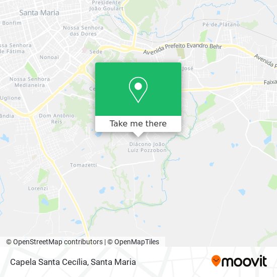 Capela Santa Cecília map