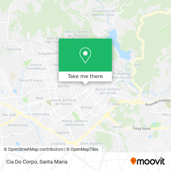 Cia Do Corpo map