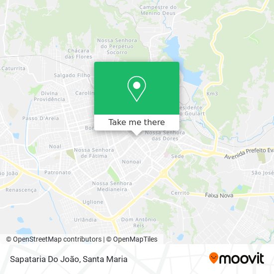 Mapa Sapataria Do João