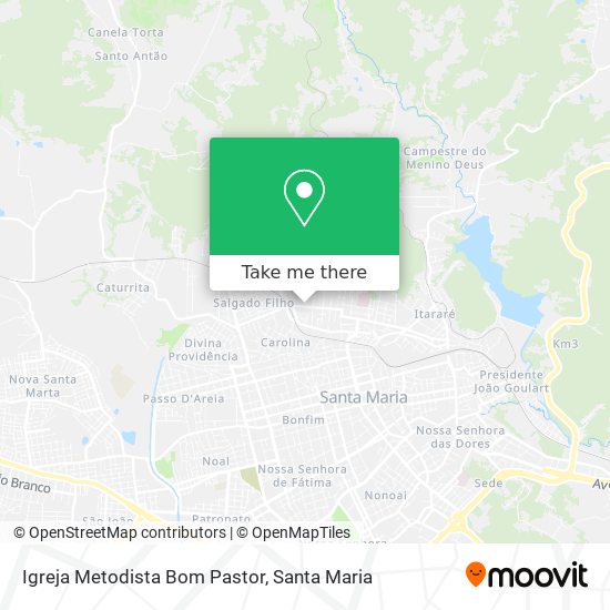 Igreja Metodista Bom Pastor map