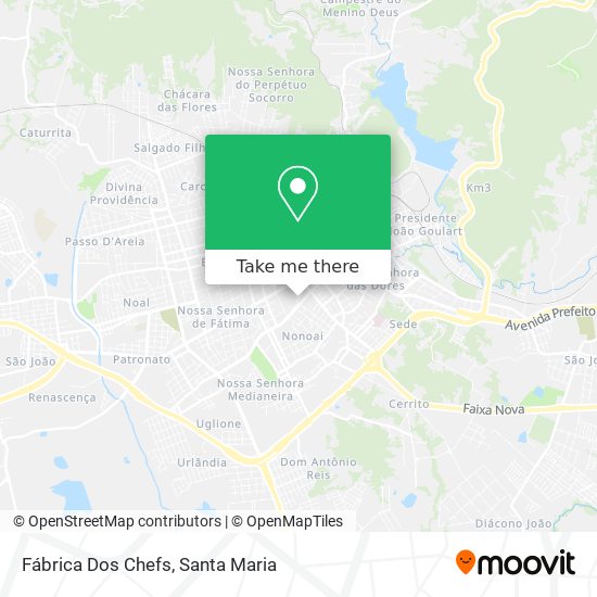 Fábrica Dos Chefs map