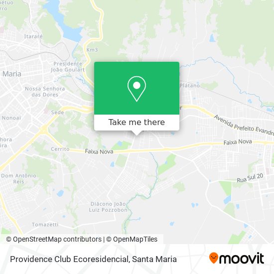 Providence Club Ecoresidencial map