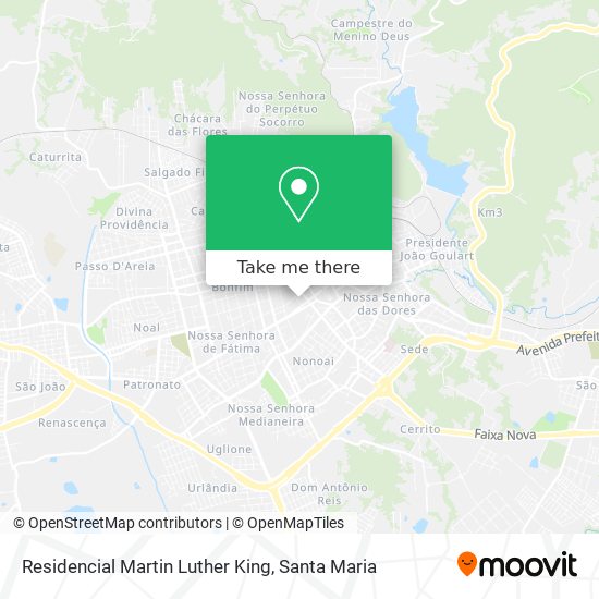 Mapa Residencial Martin Luther King