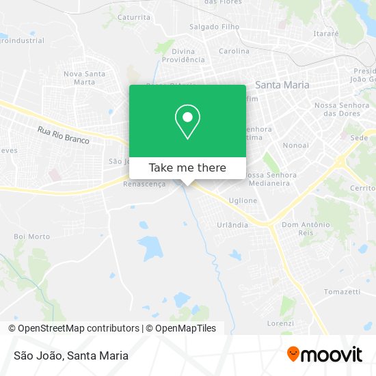 São João map