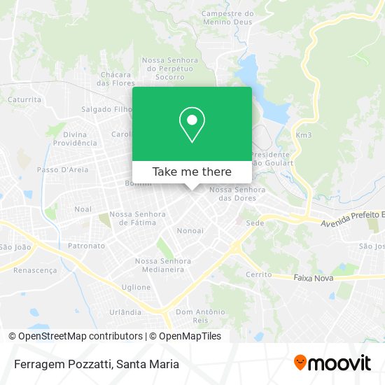 Mapa Ferragem Pozzatti