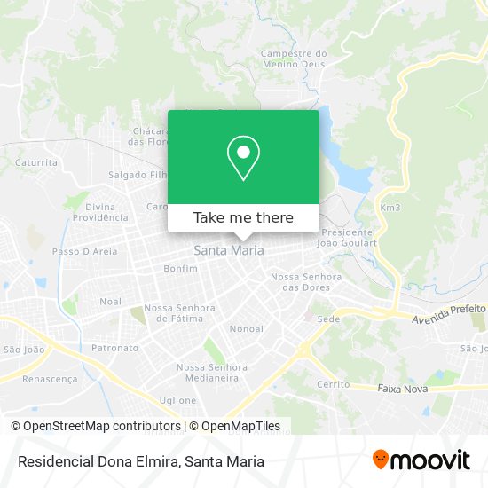 Mapa Residencial Dona Elmira