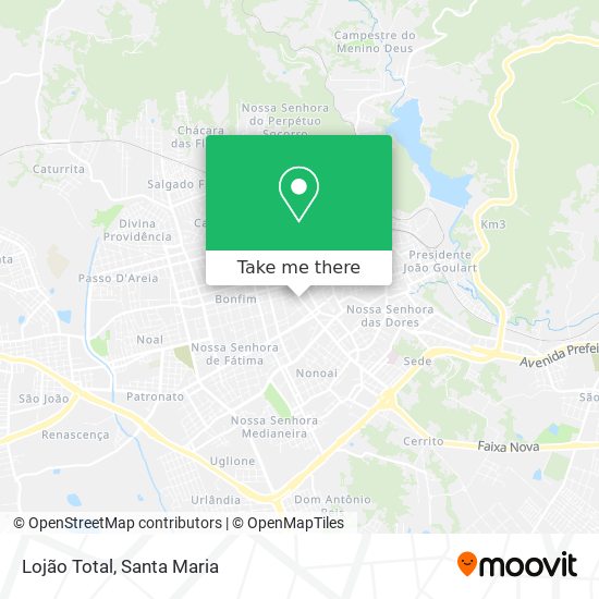 Lojão Total map