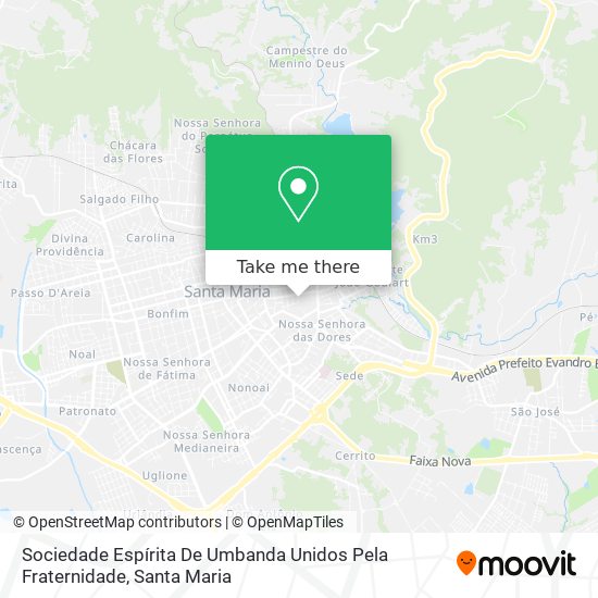 Sociedade Espírita De Umbanda Unidos Pela Fraternidade map