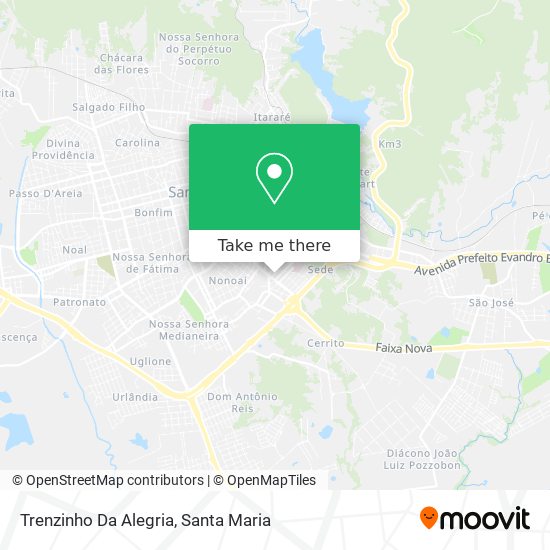 Trenzinho Da Alegria map