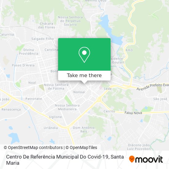 Centro De Referência Municipal Do Covid-19 map