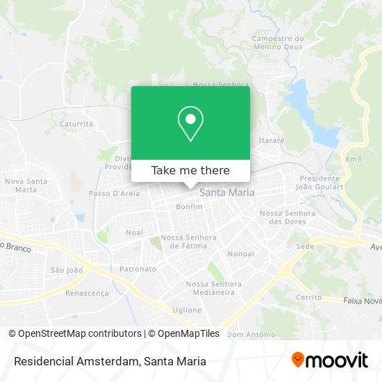 Residencial Amsterdam map